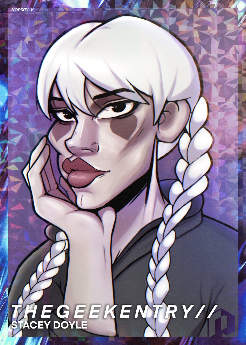 soundblue01's tweet photo. Nopixel V - TheGeekEntry/Stacey Doyle's card https://t.co/q4AFShEPqp