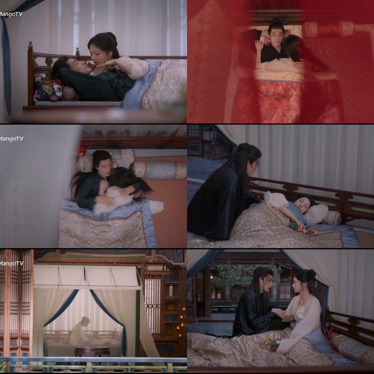 ElenahJu's tweet photo. love the attention to detail because Jinzhao never used her own side of the bed and never used her pillow, she just crammed herself into Yanyun's side 😭

#ASplendidMatch #CiSha #RenMin https://t.co/NzzANSNPYJ