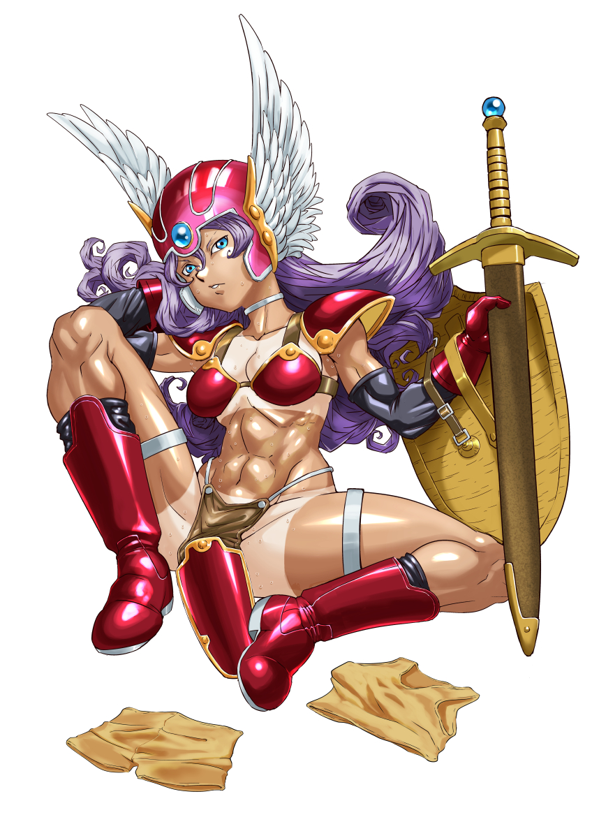 女戦士(DQ3) 「ドラクエの日らしい」|下月重吾のイラスト