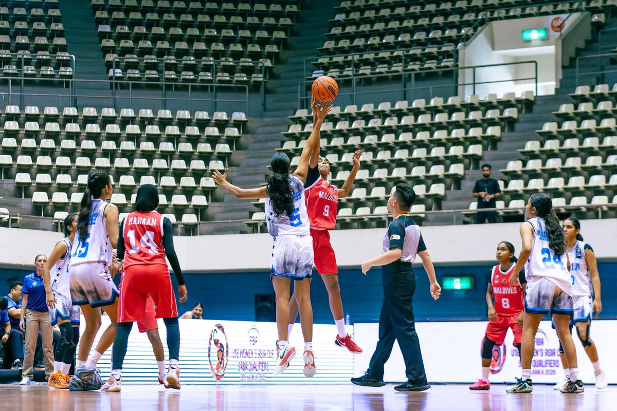 BFI_basketball's tweet photo. 🏀 FIBA U18 Women’s Asia Cup – SABA Qualifiers 2026

One step closer to the title 🏆🇮🇳
India U18 Women overpower Maldives 110-24 to book their place in the Finals against Sri Lanka 🔥

#FIBAU18AsiaCup #SABAQualifiers #IndiaBasketball #U18Women #RoadToFinals #TeamIndia https://t.co/SAvLMf5iW0