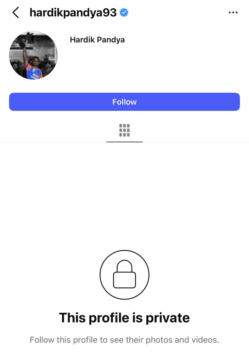 gharkekalesh's tweet photo. Hardik Pandya Deactivated his account why????? https://t.co/03Qmg4KCcY