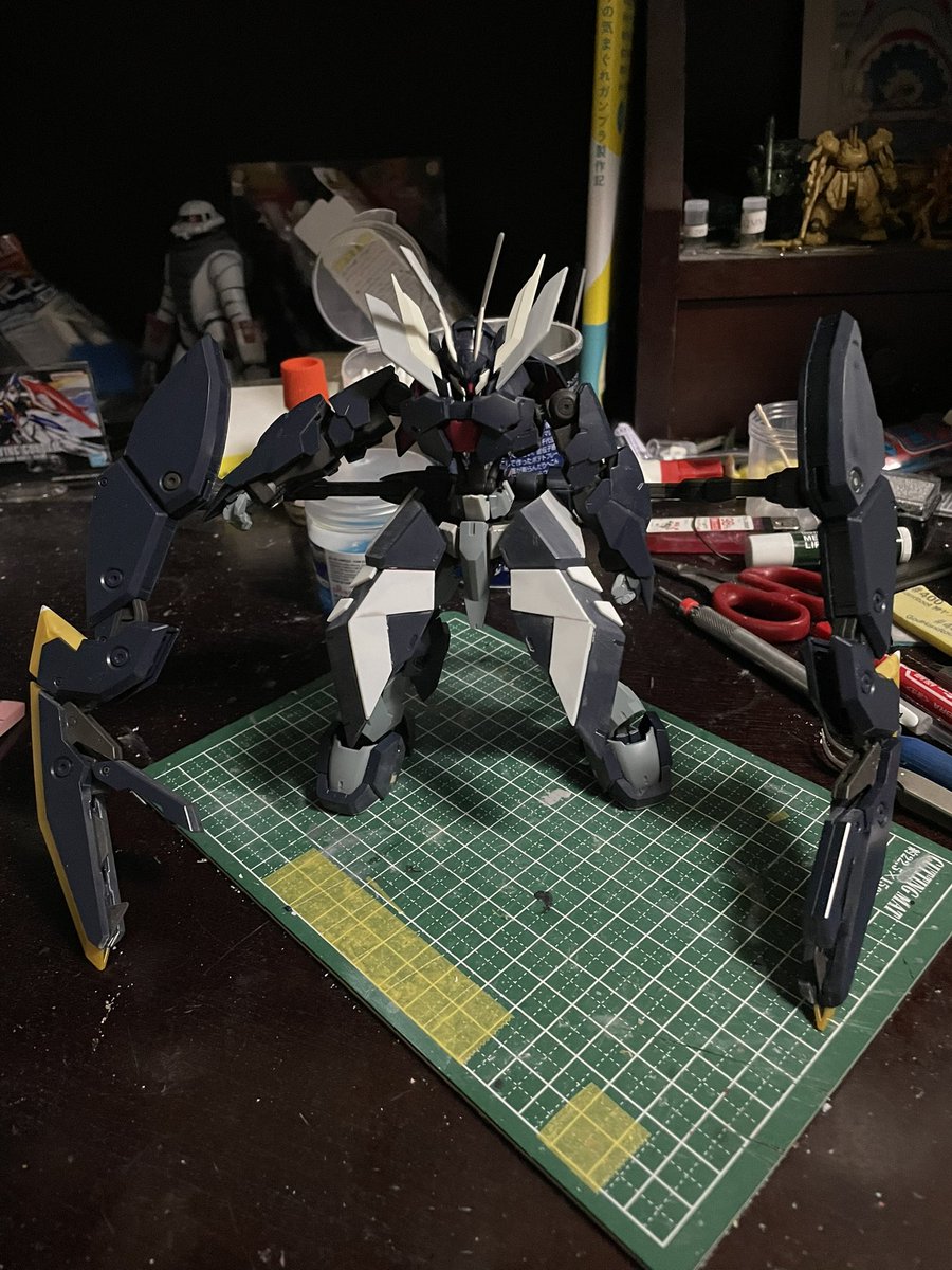 TA294's tweet photo. うちのガンダムザガンは結構シュッとしてる https://t.co/4TSjN5BD8h