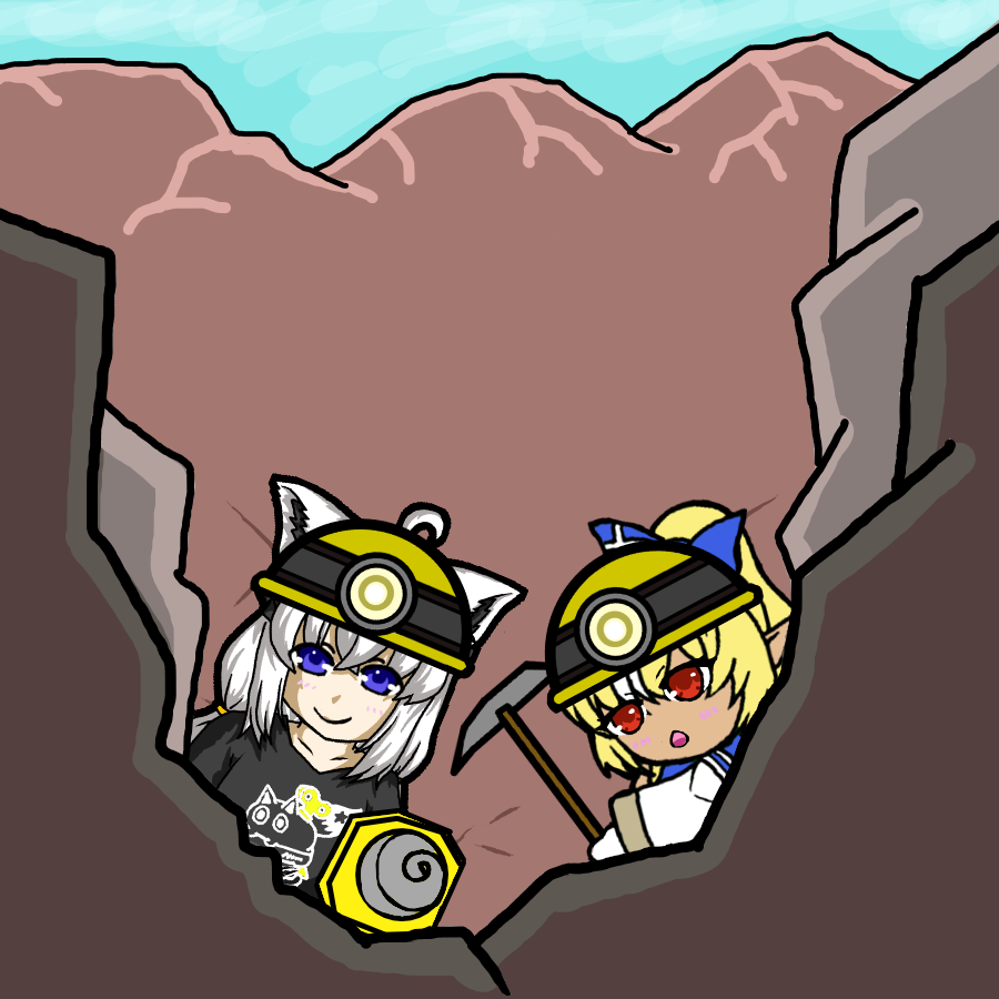 onsenkitune's tweet photo. たのしい穴掘り、地下労働施設！！(*'▽')ざわざわ
＃かみぬい
＃絵フブキ ＃しらぬえ https://t.co/i8rXUGhI0F