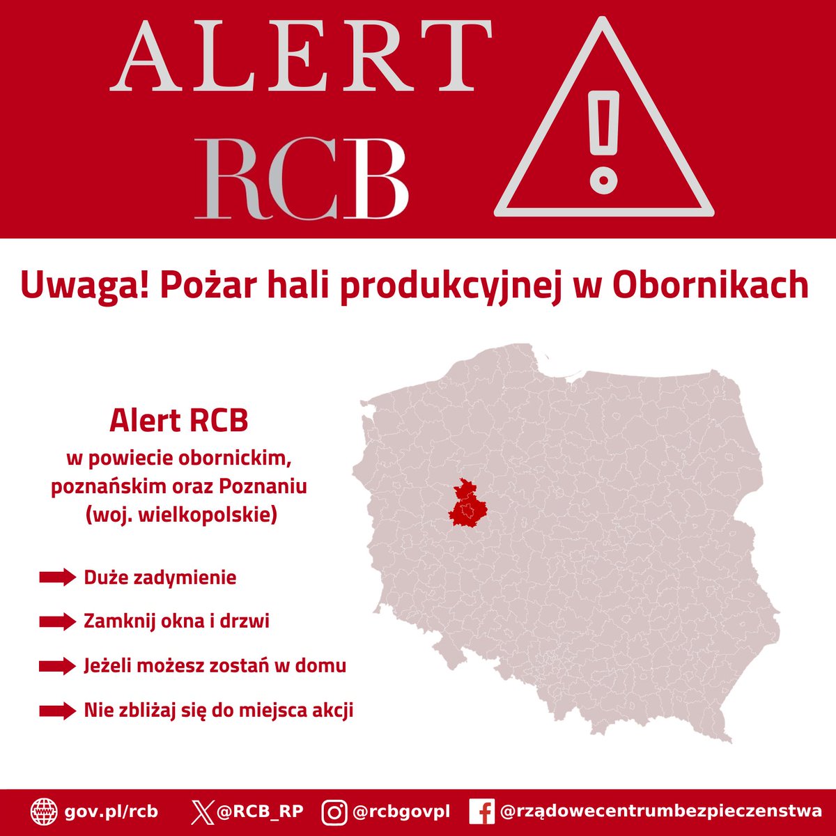 Rządowe Centrum Bezpieczeństwa tweet media