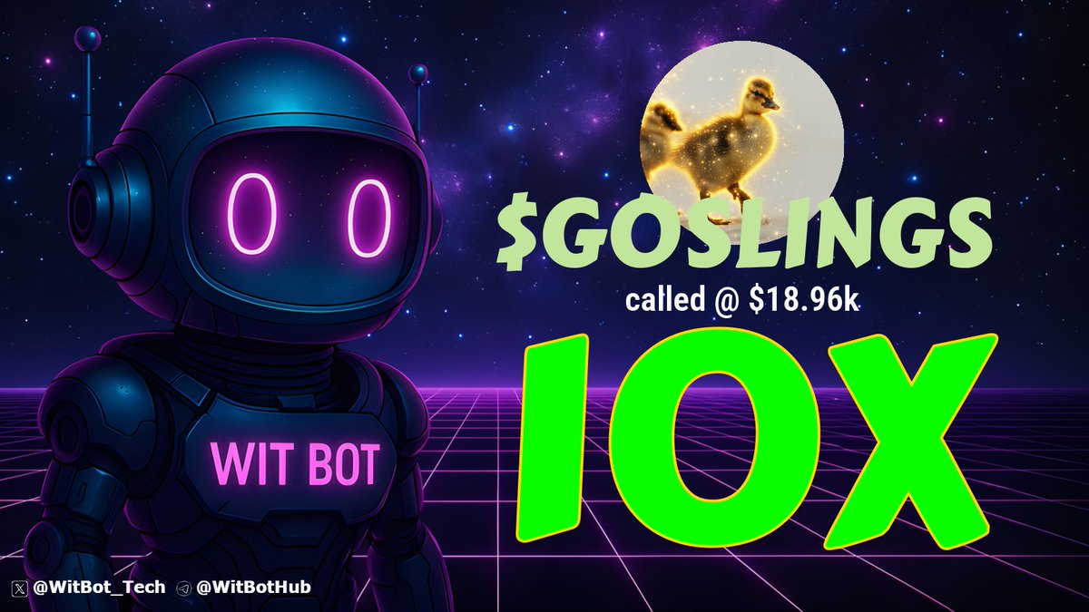 WitBot_Tech's tweet photo. another milestone for $GOSLINGS. easy 10X. this is what we do. $SOL https://t.co/tsOPd0Y630