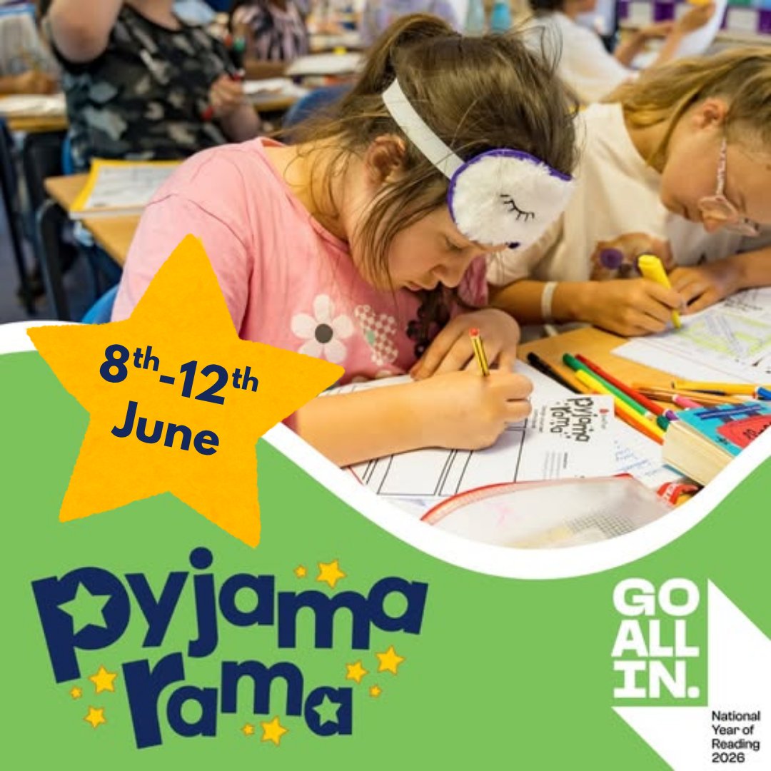 CMBClibraries's tweet photo. ✨ Pyjamarama Week at Storytots! ✨
Join us in your fave PJs or comfy wear 💤 &amp; bring your favourite teddy 🧸
📚 Special after-school session:
📍 Rastrick Library
🗓 Thu 11 June, 3:45pm
We can’t wait to see you! 💛 #Pyjamarama https://t.co/WNLrGDfZMr