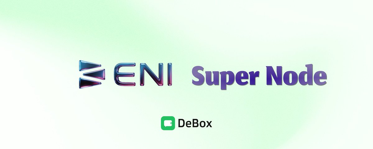 DeBox_Social's tweet photo. We are glad to join the @ENI__Official  Super Node network.

As the Top 1 Web3 and AI Agent social project with over 23 million users, we are deeply committed to building and driving community power across the ecosystem.

Let's scale the future of Web3 social together! https://t.co/a1HF5A7LfS
