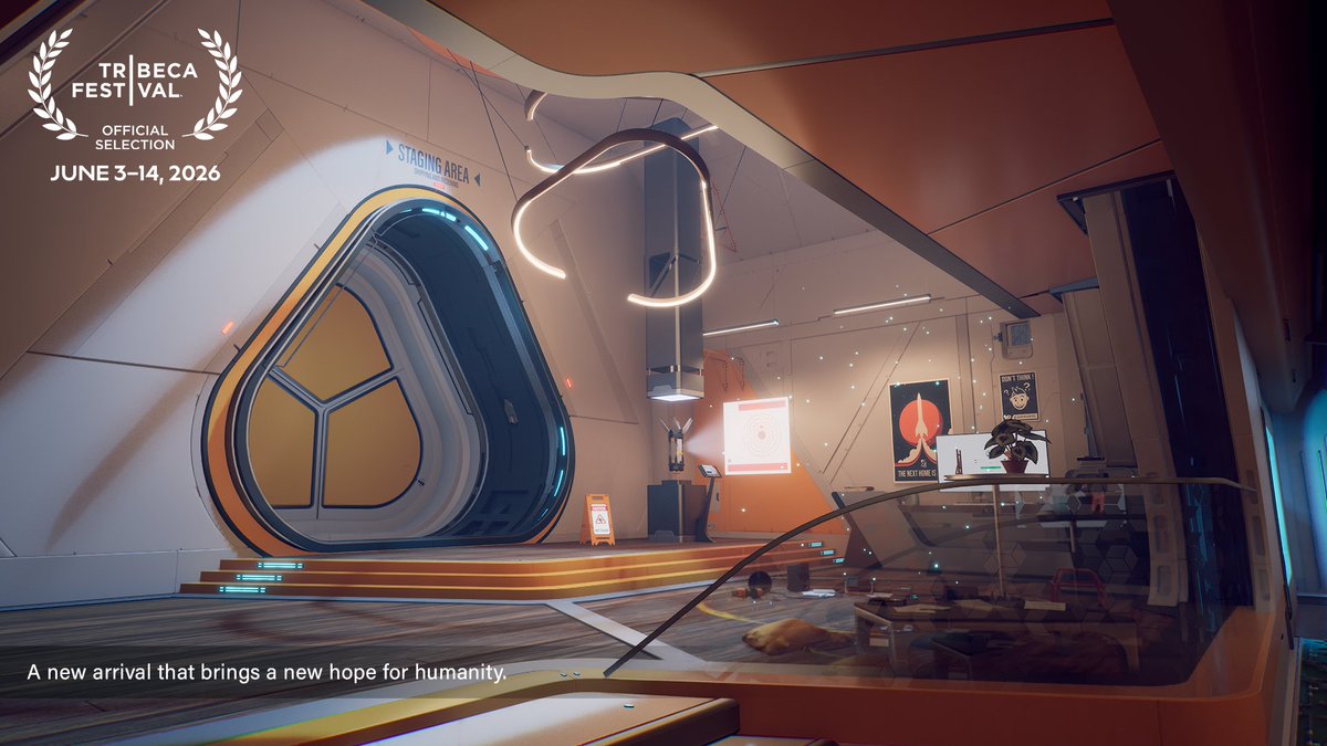 RivageTheGame's tweet photo. Our immersive puzzle adventure game Rivage is coming to the 🌀✨Tribeca Festival✨🌀! Stay tuned for more info in June.

#IndieGame #PuzzleGame #SciFi #Tribeca25th @RawFury @ExniloStudio @Tribeca https://t.co/GRSHb7U5Qs