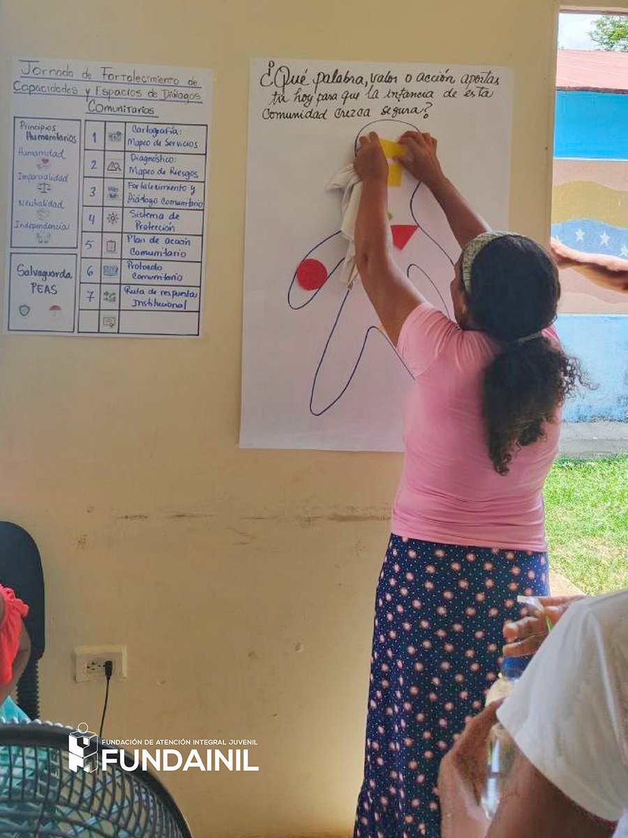 Fundainil's tweet photo. y espacios comunitarios, enfocado en la identificación y referencia oportuna de situaciones de protección de Niños, Niñas y Adolescentes  frente a cualquier forma de violencia.

#Fundainil #UNICEF #Protección #Miranda #Comunidad #DerechosHumanos https://t.co/r9sNjdMEaH