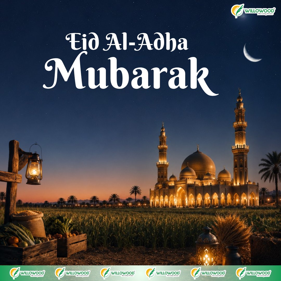 indiawillowood's tweet photo. Wishing you peace, prosperity, and blessings this Eid al-Adha. May this festive season bring happiness, unity, and abundant growth to every home and field. 🌙✨

Eid Mubarak! 🕌💫

#EidAlAdha #EidMubarak #Willowood https://t.co/jRniC6DIqU