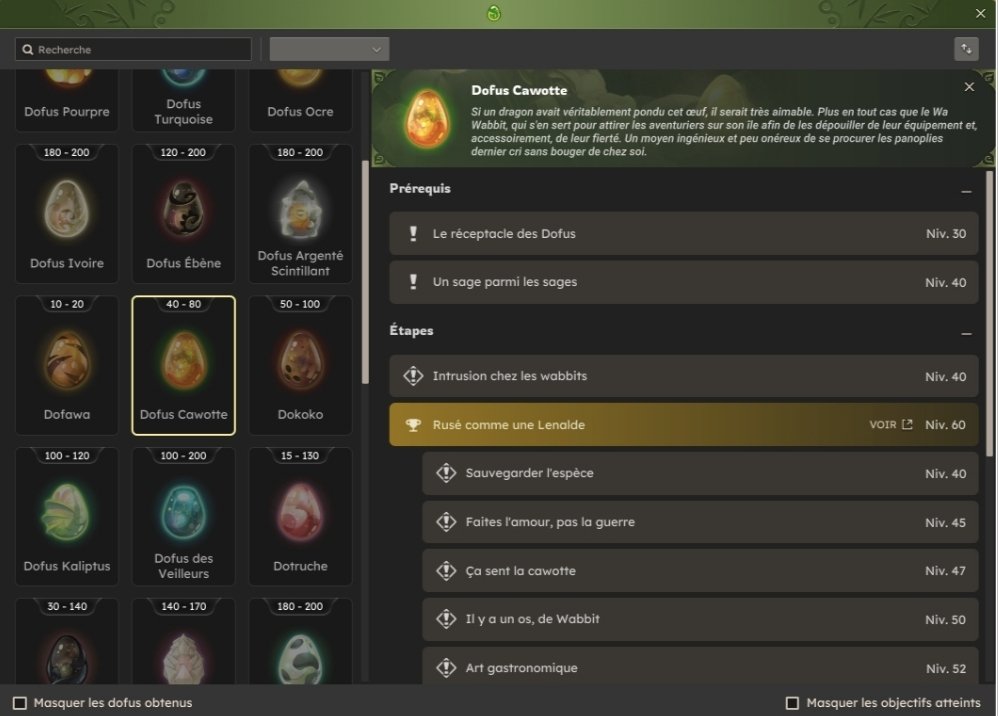 Gryfax's tweet photo. Pas mal l'ajout du dofusdex je c'est pas se que vous en pensez vous ? 
#dofus #ankama #akamagames https://t.co/IhKH4T90e6