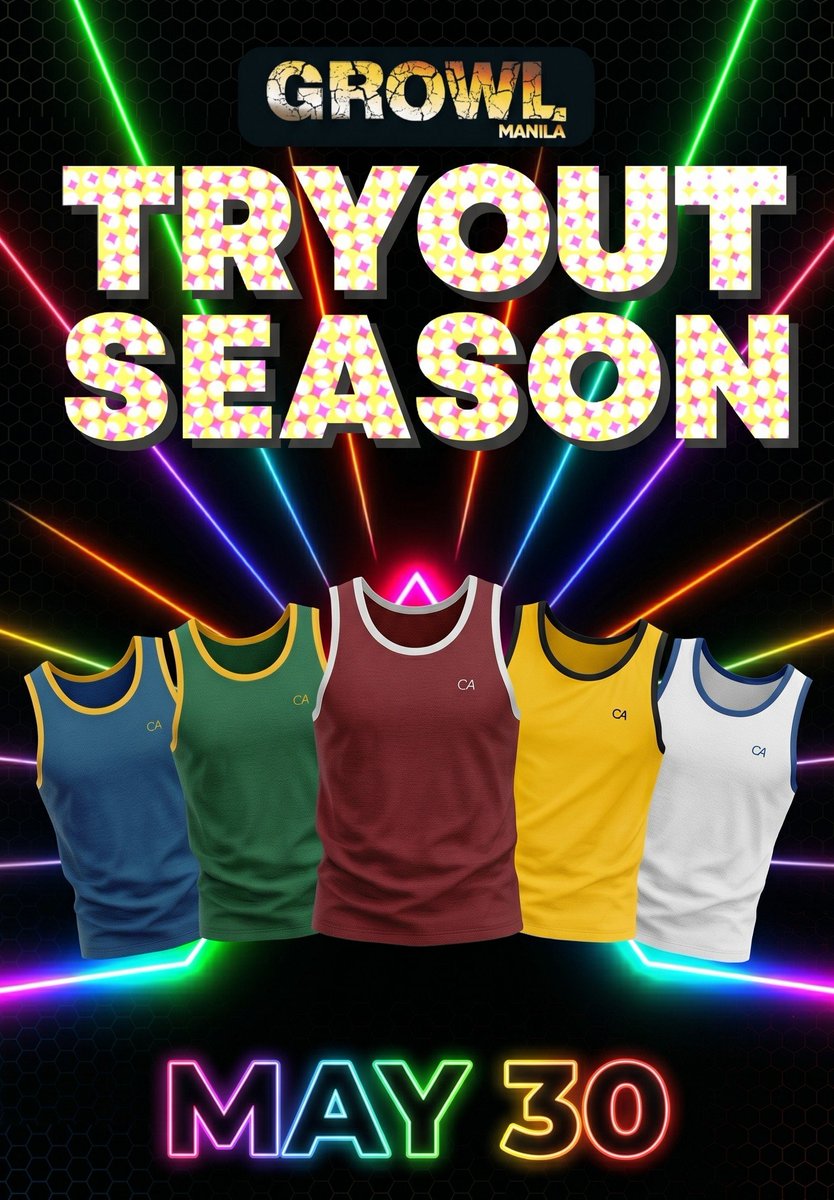 CujosApparel's tweet photo. Mark your calendars: May 30 🗓️

We’re touching down at Growl Manila with our exclusive new tank top color collections.

Say hi, and upgrade your wardrobe. See you soon! https://t.co/BH94JwXfLj