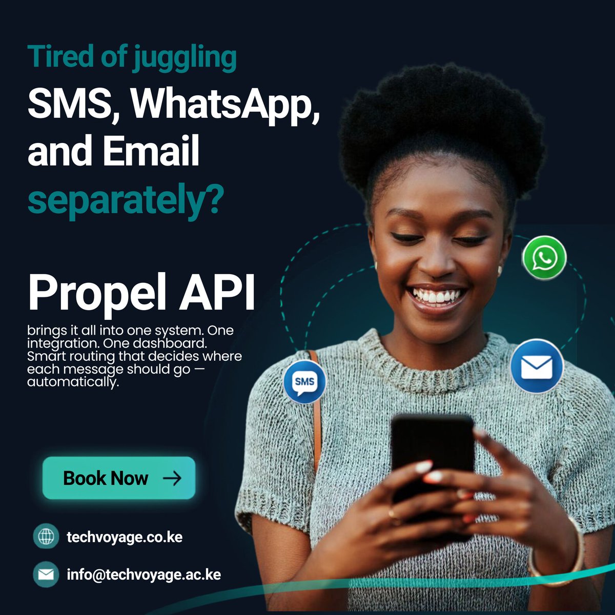 TechVoyageKenya's tweet photo. Book a free demo with us at https://t.co/ExYc5Pv8qY
Or reach out via email: info@techvoyage.ac.ke

#Techvoyage #TechSolutions https://t.co/pdFTncq2Lo