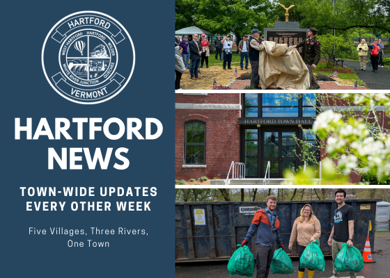 town_vt's tweet photo. Read the latest edition of Hartford News to learn more about Green Up Day statistics, America's 250th Living History Event, HCC Block Party, and More!
Read it at the link below:
https://t.co/Xxd29GTFso https://t.co/CV94H7caeB