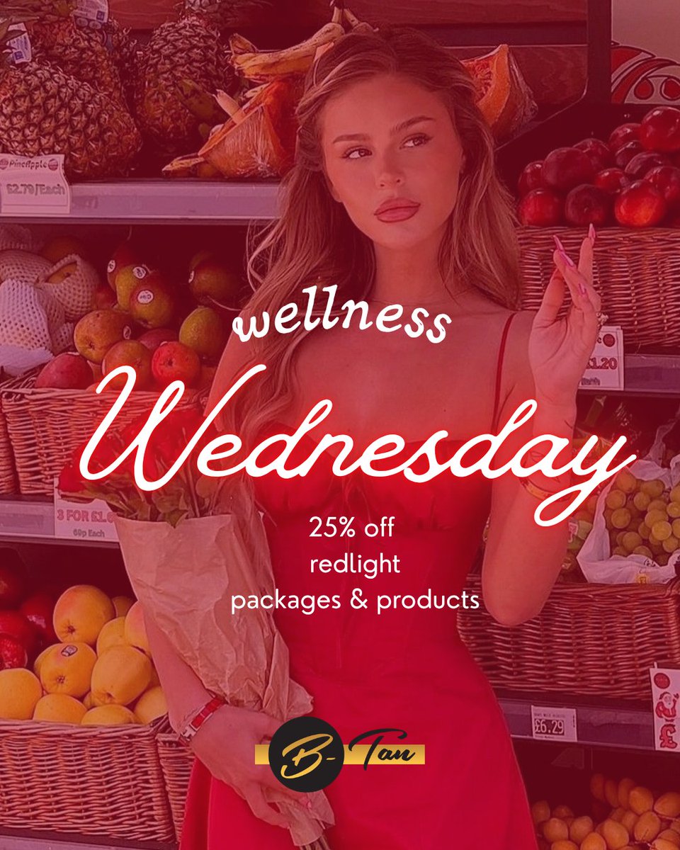 BTanGeorgia's tweet photo. It's Wellness Wednesday! Come in today and receive 25% off redlight therapy packages and products!

#btan #btangeorgia #tanning #redlight #redlighttherapy https://t.co/c15Y7f7dal
