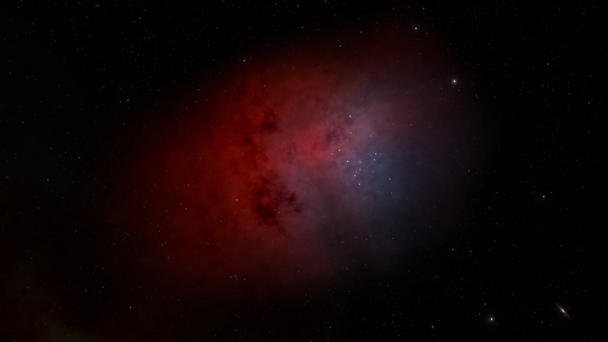 SpaceEngineSim's tweet photo. In a mid-week slump? Not sure where to go in #SpaceEngine?
May we suggest visiting the Wizard Nebula?
Images from team member Mike.
#space #universe #wizardnebula #nebula #nebulae #spacesimulation #universesimulation #spacesimulator #universesimulator #astronomysimulation https://t.co/K3iiV4Wzq0