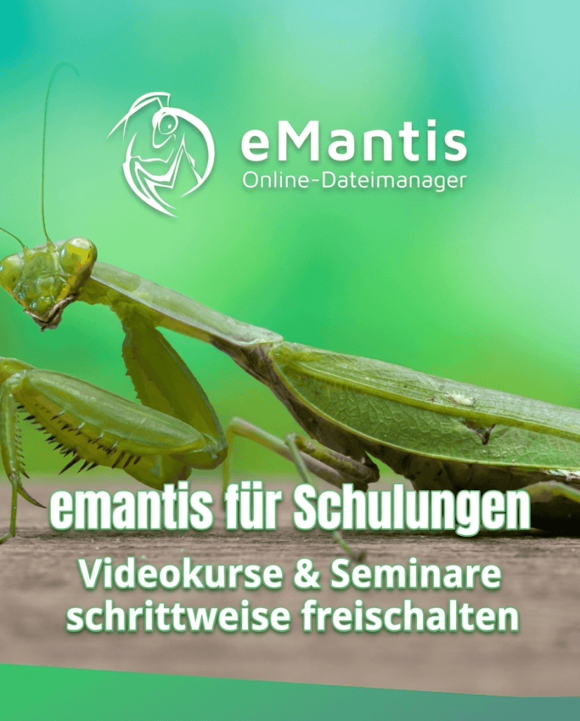 tramsen's tweet photo. eMantis für Schulungen - Seminare schrittweise freischalten. https://t.co/moJTwqQgfB