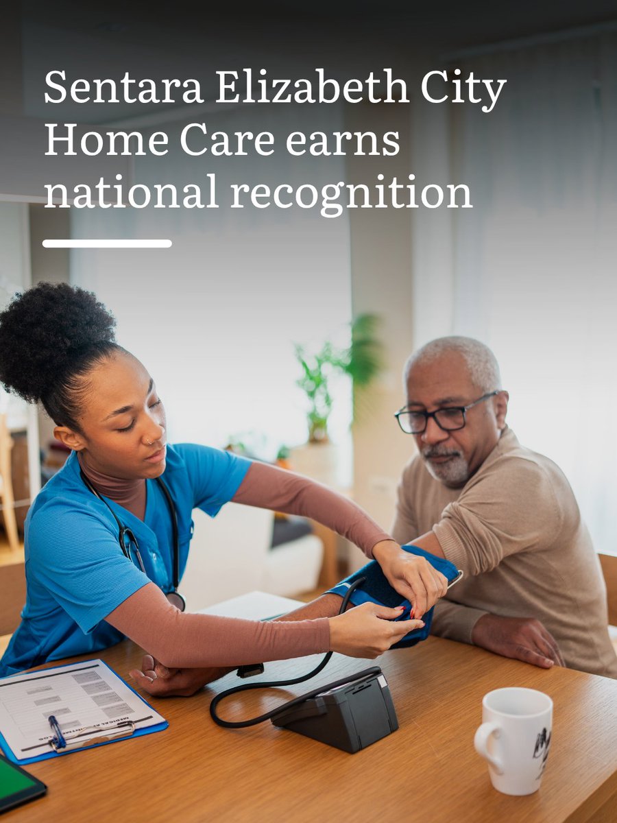 sentarahealth's tweet photo. Big news: Sentara Elizabeth City Home Care just earned national recognition as one of the best home health providers by @usnews!

This honor reflects our team's commitment to exceptional care, delivered right where patients need it most – at home.
#SentaraProud #HomeHealthCare https://t.co/HU5kciWfMd