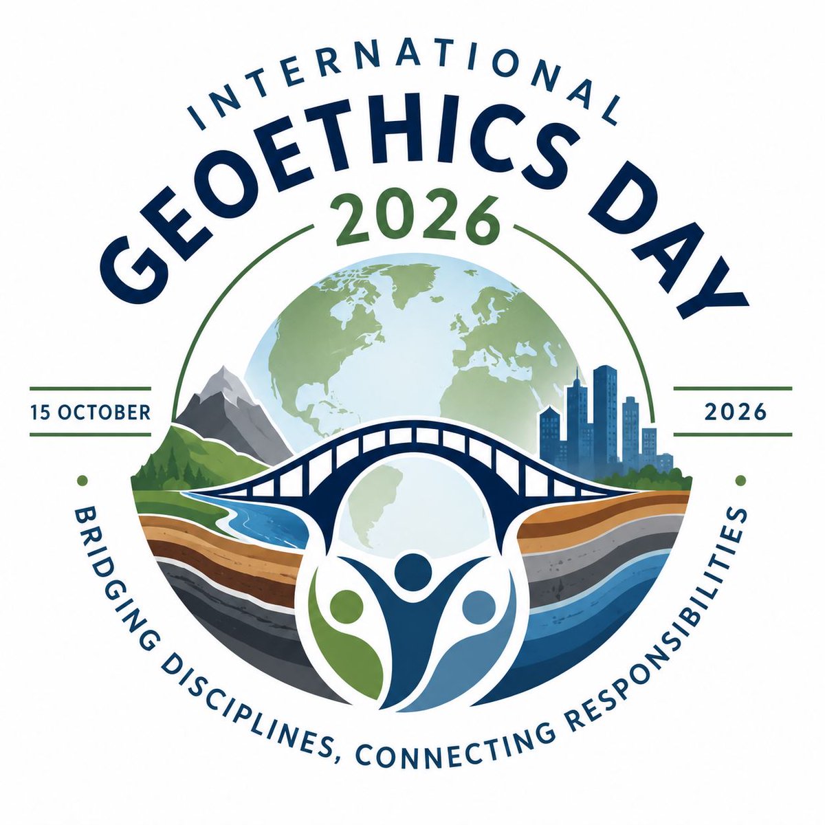 IAPGeoethics's tweet photo. This year, we celebrate the 10th edition of the International Geoethics Day, which will take place on 15 October 2026. The annual theme for this edition is: "Bridging Disciplines, Connecting Responsibilities".
More: https://t.co/4zMF8zXZf8
#geoethics #geoetica #IGD26 https://t.co/O0Ts5KBwK3