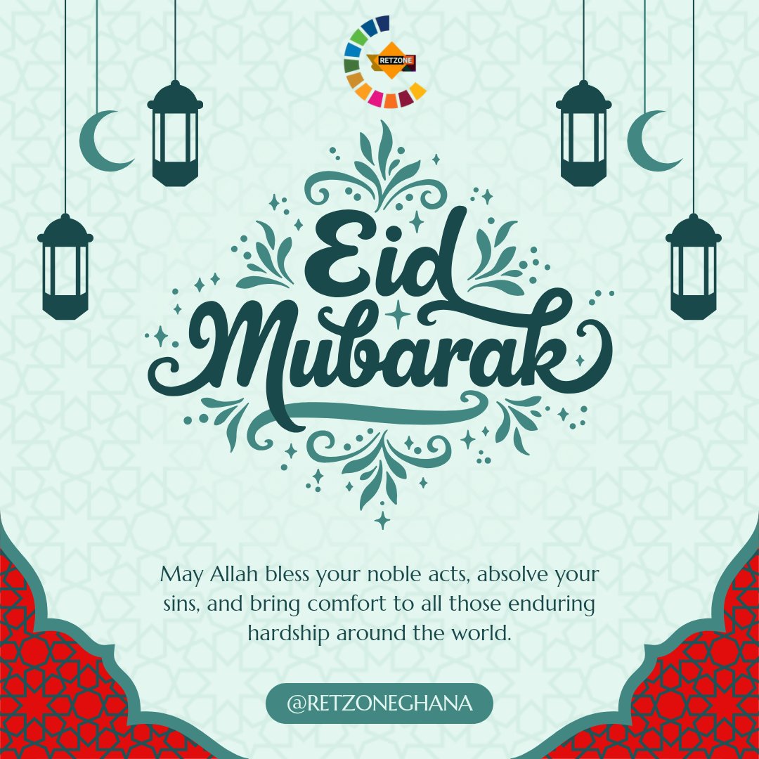 RetzoneGhana's tweet photo. May Allah bless your noble acts, absolve your sins, and bring comfort to all those enduring hardship around the world.

From: Retzone Innovation Gh Ltd ❤️ https://t.co/0VYZSUtz6a