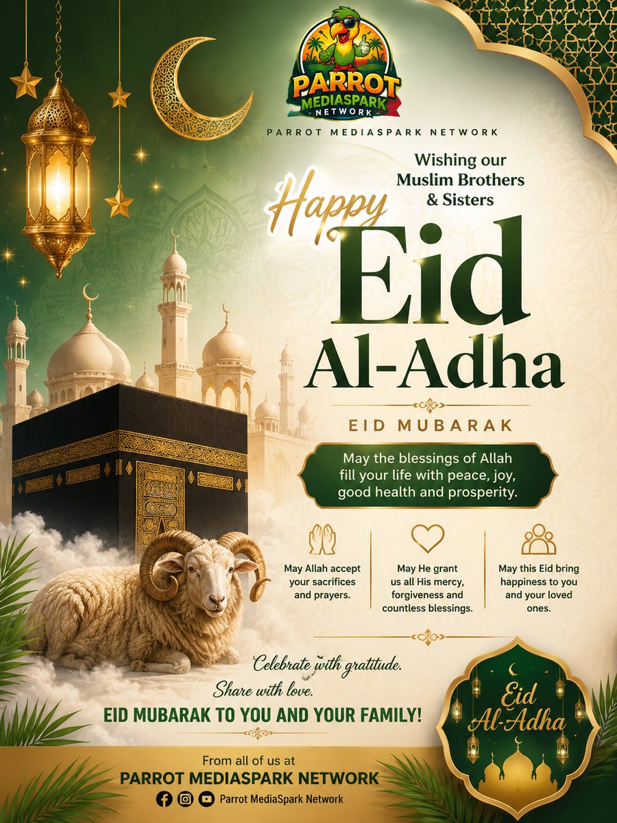 LasuedParrot's tweet photo. Eid Mubarak https://t.co/N8gRQyewnc
