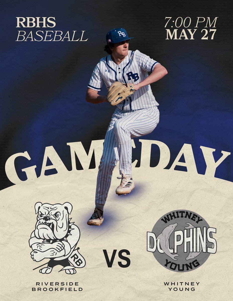 Baseball_RBHS's tweet photo. Bulldogs finish up the regular season 20-11 and open up Regional play against Whitney Young at 7:00 PM tonight. Come out and support the Bulldogs at WY #GoDogs https://t.co/f4H57vBDAX
