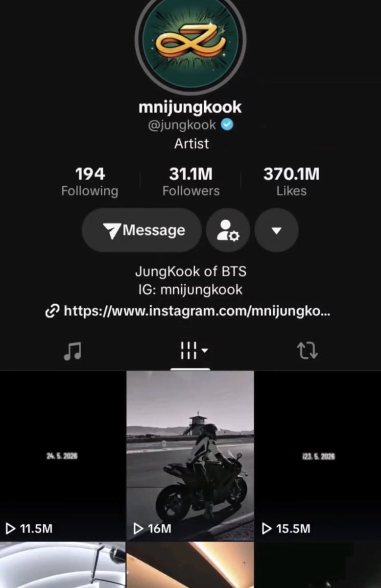 saruliOT7's tweet photo. @instagram @Meta, BTS
Jungkook's verified Instagram account (@/mnijungkook) appears to have been wrongly disabled or hidden due to a technical/platform error.
Please review the account, remove any false restrictions and restore it as soon as possible https://t.co/Dqh1QZUx2T