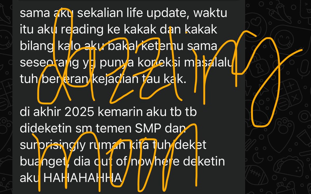 _dazzlingmoon's tweet photo. @Nanazena2 Cinii reading di akuu kaa! Dijamin trustedd, bolee diliat2 dlu ajaa testinyaa https://t.co/5TEcf0TdTs
