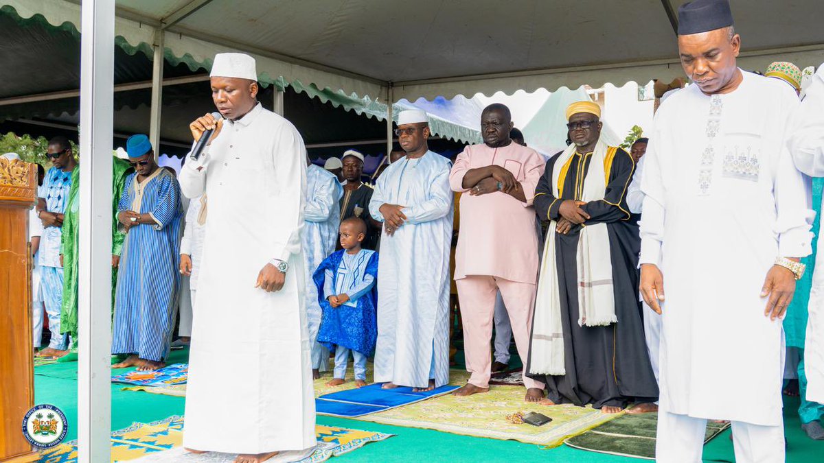 julius_maadabio's tweet photo. I was honoured to pray alongside our Muslim brothers and sisters at State Lodge in observance of Eid‑Ul‑Adha. The preacher delivered a powerful reminder of our shared duty to walk in faith, trust in God/Allah, and uphold compassion and sacrifice in our daily lives.  

May we continue to draw strength from our faith and from each other. I wish you all a blessed and joyful Eid‑Ul‑Adha.