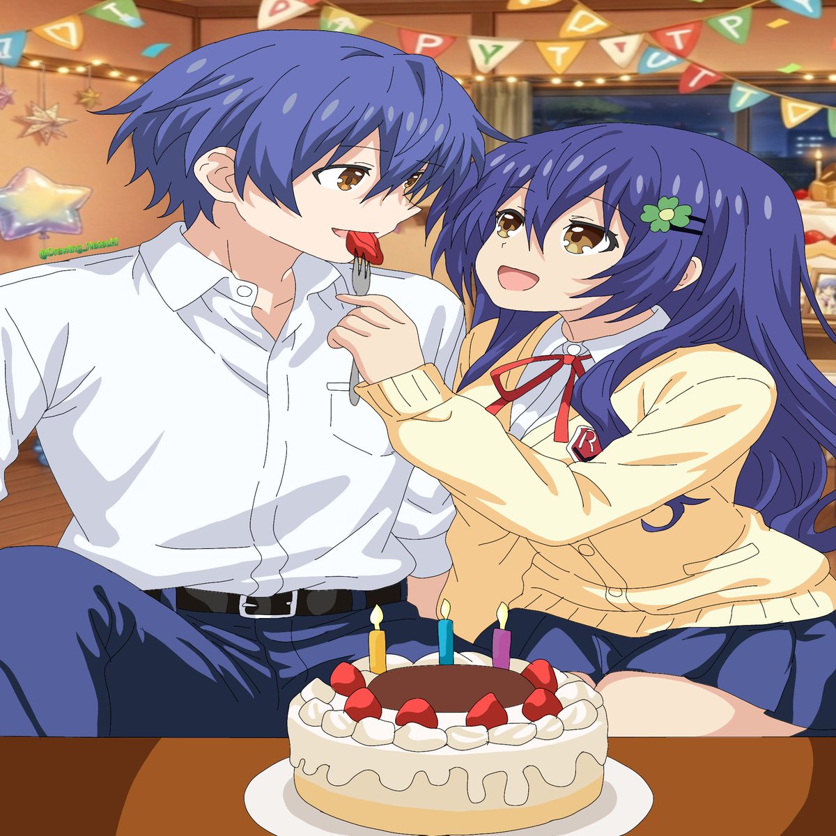 NatsukiDrawing's tweet photo. Shiori feeds Shido cake
#五河士道 #shidoitsuka #ItsukaShiori #五河士道 #五河士織 #ShioriItsukaFanart #デート・ア・ライブ #cumpleaños #birthday https://t.co/Sh40lAv4wI