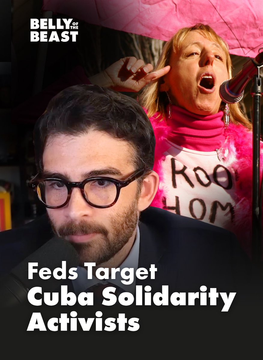 bellybeastcuba's tweet photo. According to Fox News, the U.S. Office of Foreign Asset Control issued “administrative subpoenas” to Hasan Piker and Medea Benjamin when they traveled to Cuba in March to deliver much-needed humanitarian aid amid severe shortages caused by the U.S. economic war on the island. https://t.co/sHTCEinGVE