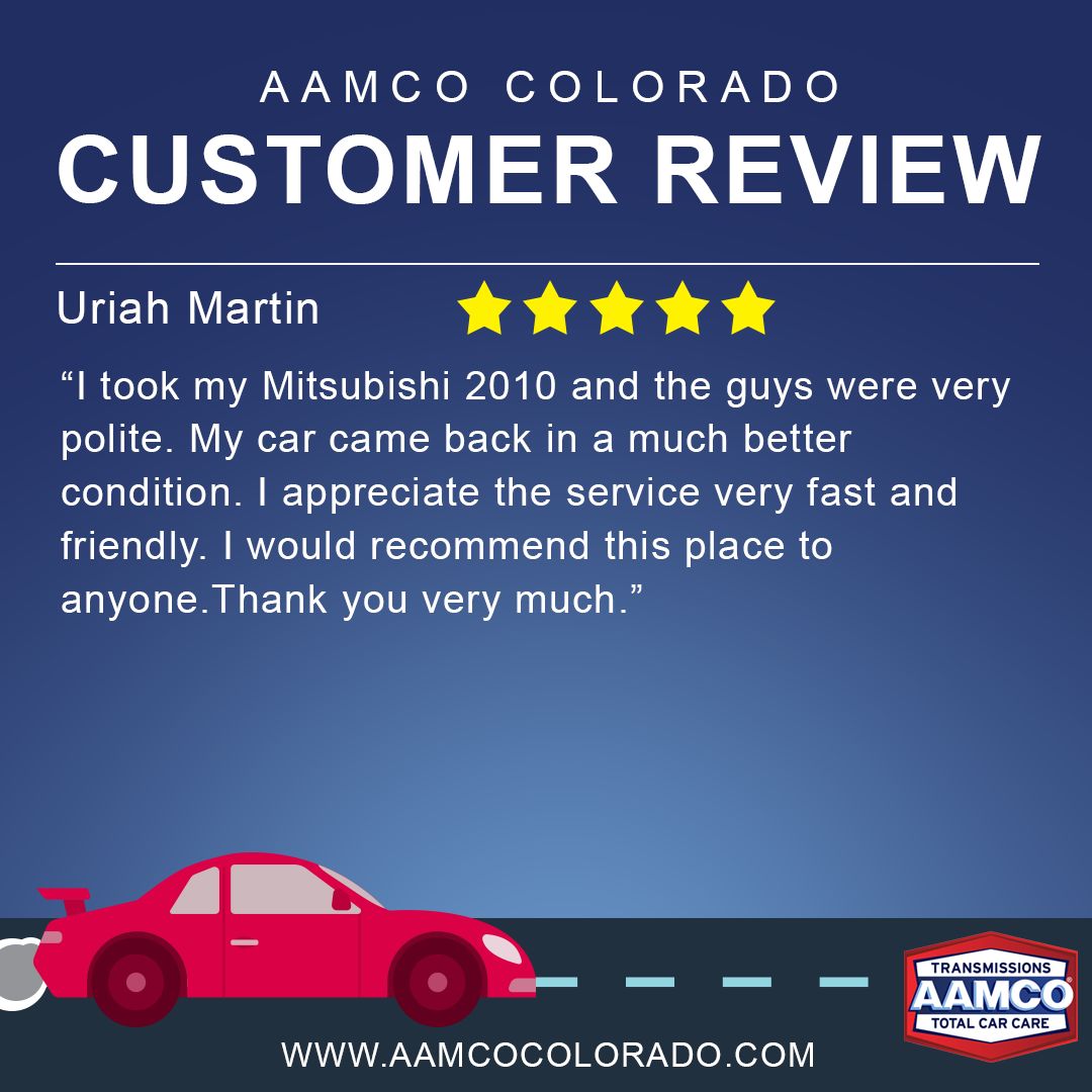 AAMCOColorado's tweet photo. We love getting feedback from our customers! Have you been into one of our 14 AAMCO #Colorado locations? Let us know… https://t.co/bmVcwlL7UZ https://t.co/DNNsIhNeRv