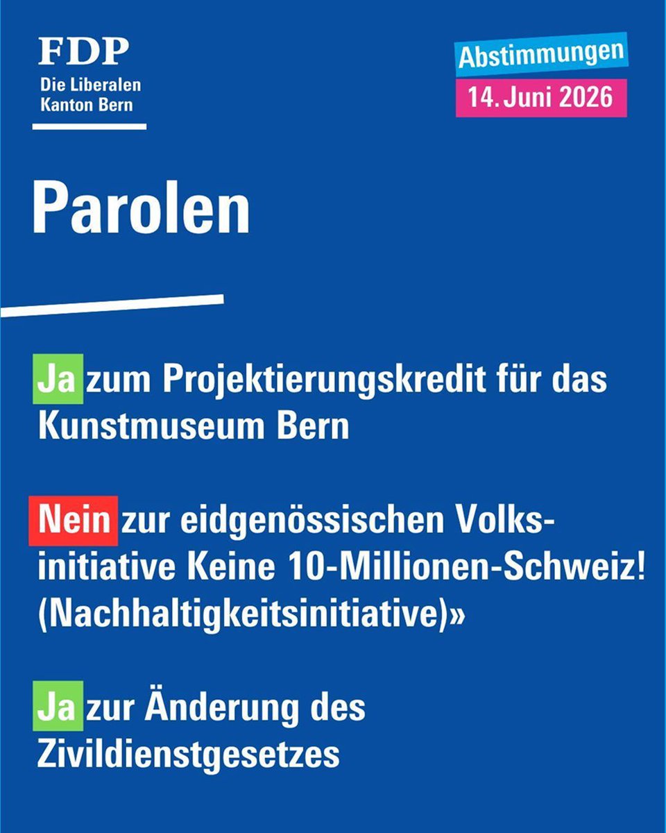 FDP.Die Liberalen BE tweet media