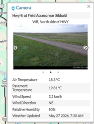 LaPrairieWorks's tweet photo. 511 Conditions Snapshot – Southern Alberta (8:00am): Bare-dry conditions in Southern Alberta this morning. Drive with caution and adjust travel speeds accordingly. Conditions may change. Check 511 Alberta for updates. https://t.co/pFWvqM2QKK https://t.co/rcYQt847go