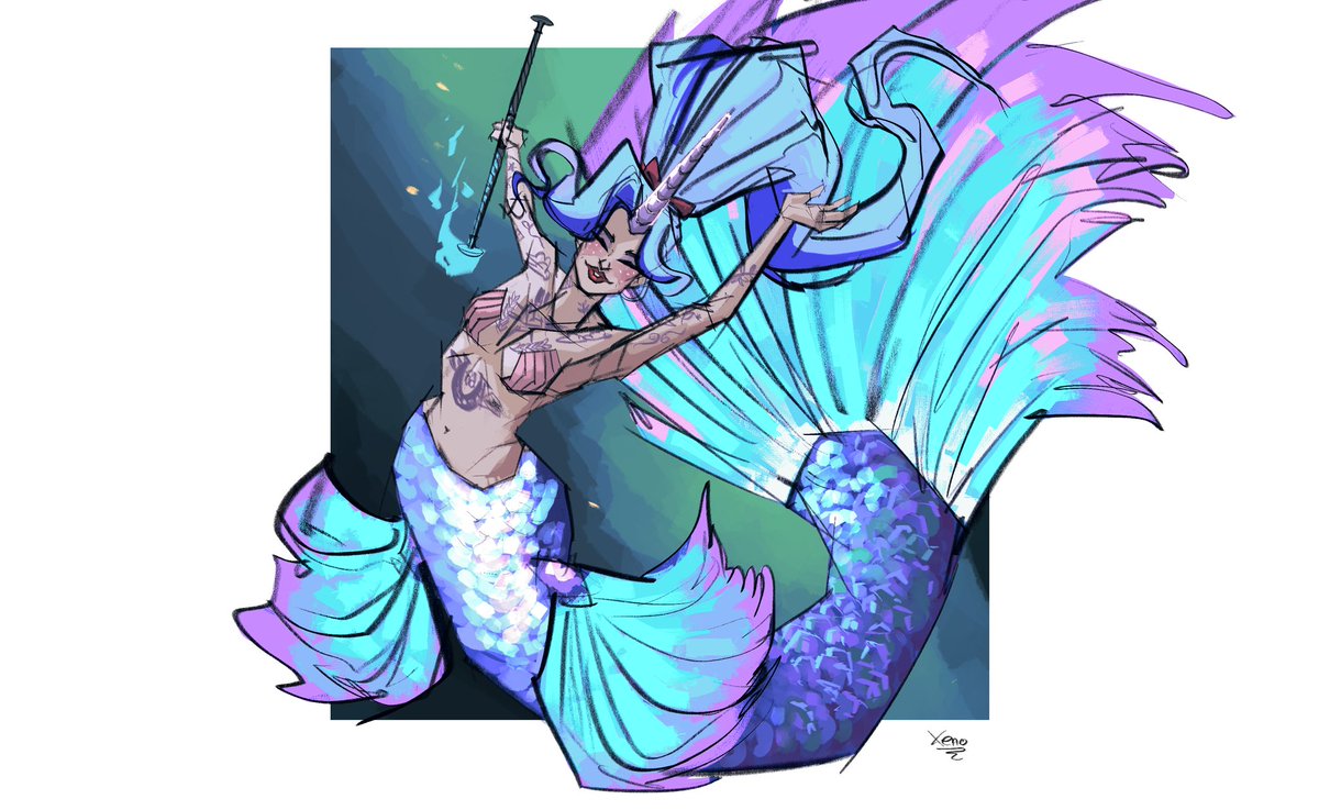 Here it is, Mermaid Celeste, the next one is Vyper! #deadlock #mermaid