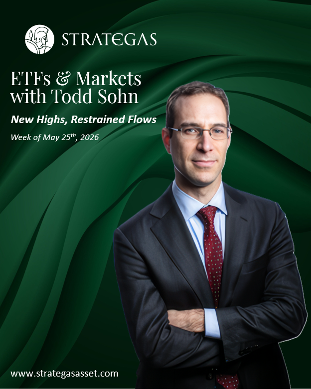 strategasasset's tweet photo. In this week's ETF and Markets with @Todd_Sohn, we take a look at where ETF flows stand for the broader market as well as an interesting chart of Thematic ETFs. Link to video: https://t.co/uES1Lu1N1N https://t.co/O1L9qjFgmN