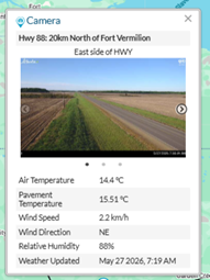 LaPrairieWorks's tweet photo. 511 Conditions Snapshot – Northern Alberta (8:00am): Bare-dry conditions in the north this morning. Drive with caution and adjust travel speeds accordingly. Conditions may change. Check 511 Alberta for updates. https://t.co/pFWvqM2QKK https://t.co/ZqMc5vGp0i