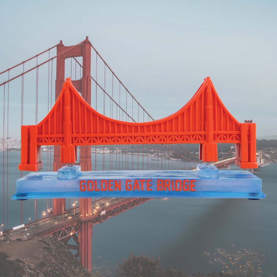 BobbleheadHall's tweet photo. On this day in 1937, the iconic Golden Gate Bridge opened to the public! 🌉 Celebrate this engineering marvel with our Golden Gate Bridge bobblehead—where history meets fun. Who else loves this legendary landmark? https://t.co/Gu6QsyZj2j