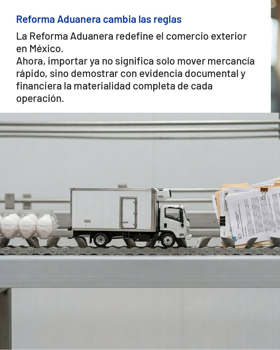 thelogisticswd's tweet photo. 🐔🚚 La Reforma Aduanera en México está transformando las reglas para las importaciones del sector avícola.
🥚Ahora, cada operación deberá demostrar con evidencia documental, financiera y operativa la materialidad real de la importación.
#thelogisticsworld https://t.co/BszZaunu1O