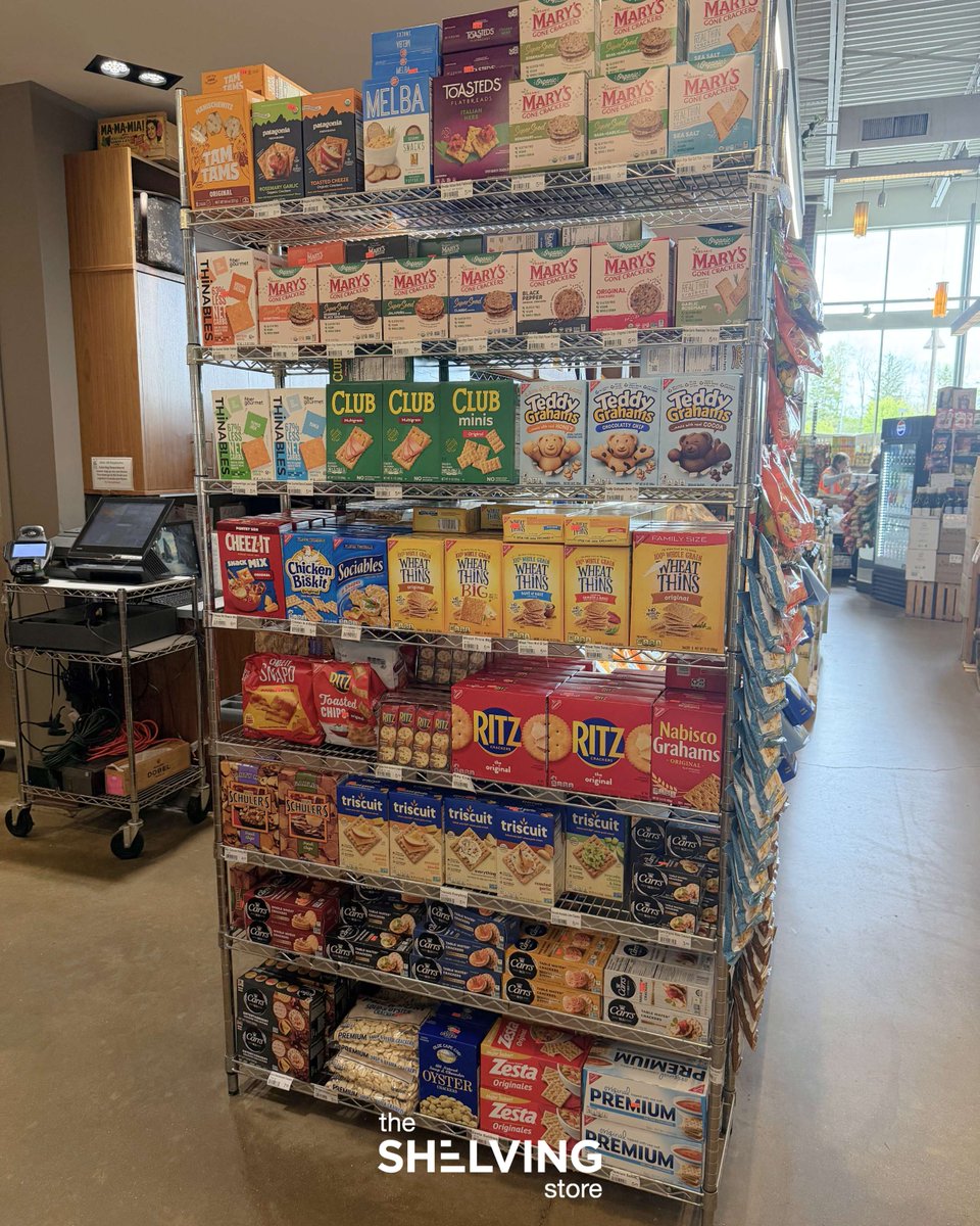 _ShelvingStore's tweet photo. Wire shelving is the perfect solution for small businesses and markets! 🛒✨ Maximize your space, keep products organized, and make everything easy to access for your customers. https://t.co/HxtYtldsSW