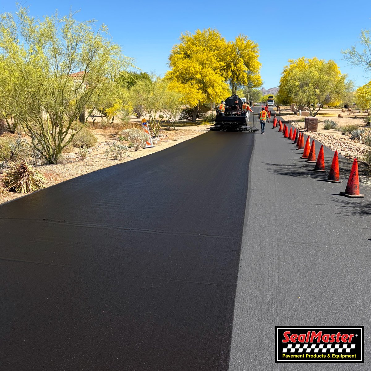 SealMasterNet's tweet photo. The best way to fix pavement problems is to prevent them in the first place.

Liquid Road bituminous surface treatment helps seal and protect pavement before costly damage takes over, helping roads stay smoother, stronger and in better condition for years to come.

👉 Learn more at https://t.co/tEZYOJ7eIa