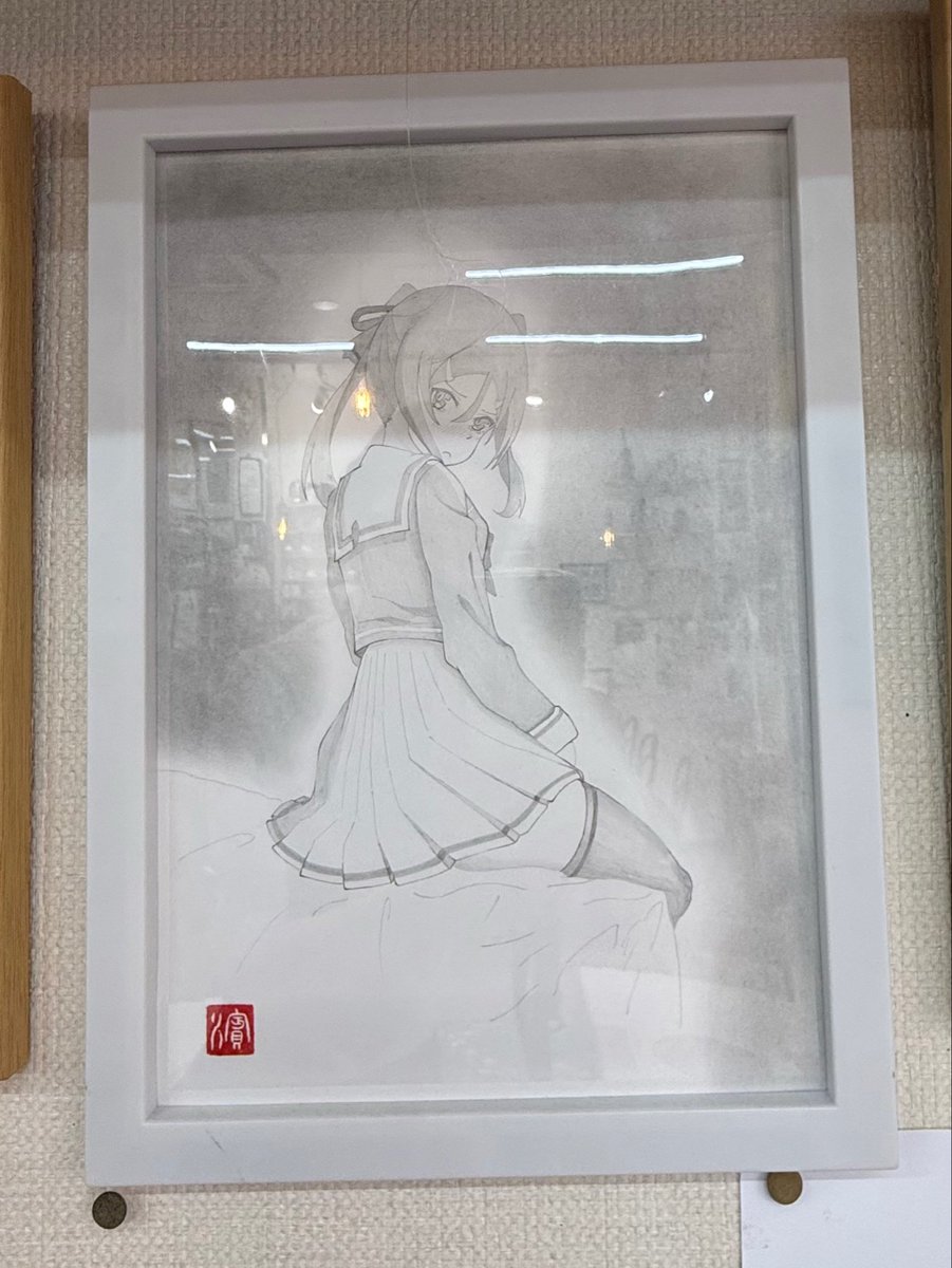 1053mori's tweet photo. やぎひげcafe、内装とメニューがバージョンアップしてた！
大将が元気そうで何より😊

以前にお譲りした私のイラスト（夏凜ちゃん）をまだ飾ってくださっており、岸監督の横でとても恥ずかしかった💦 https://t.co/evSLkWuLLV