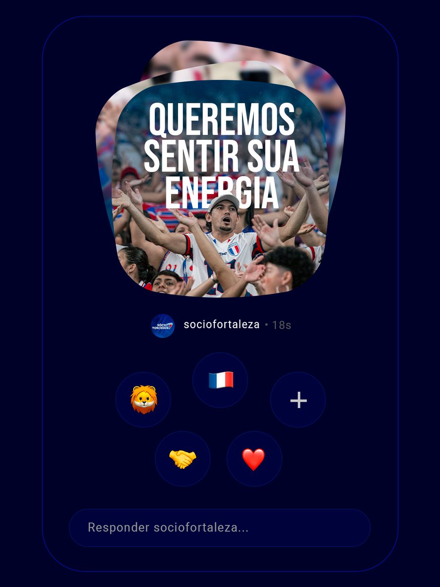 FortalezaEC's tweet photo. A arquibancada não é a mesma sem você! 🫵🦁

São os ÚLTIMOS DIAS para aproveitar planos a partir de R$ 40/mês e apoiar o Leão o mês inteiro pelo preço de apenas UM ingresso avulso.

📲 Tá esperando o quê? Acesse https://t.co/hqko0Tr9Y0 e venha #JogarJunto!

#FortalezaEC #SócioFortaleza