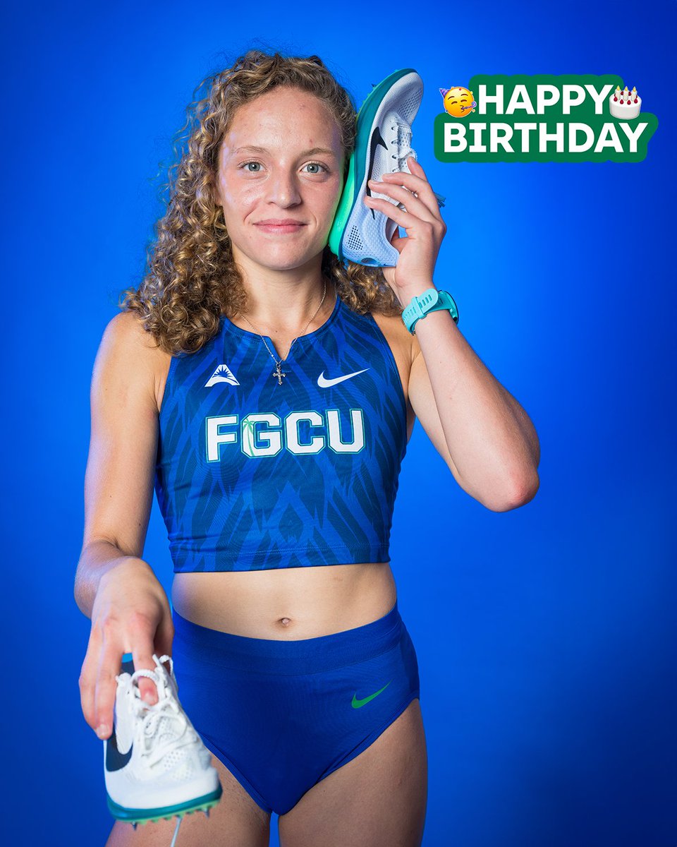 FGCU_XC's tweet photo. Happy Birthday Tess Shultz 🥳

#WingsUp https://t.co/MPQZPvW07b