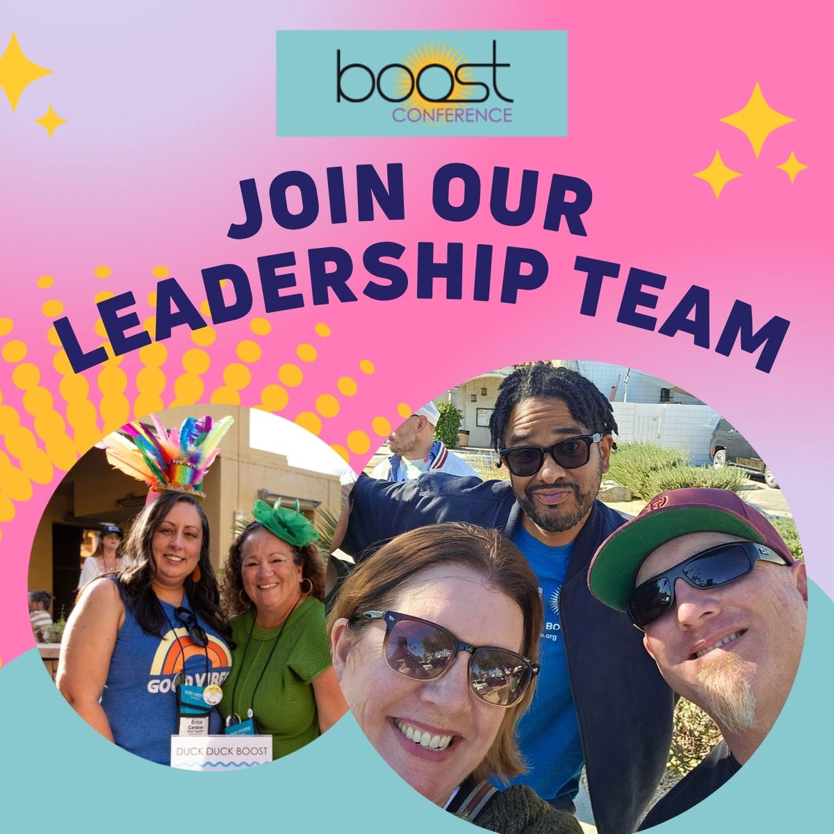 TEAMBOOST's tweet photo. Passionate about supporting educators &amp; strengthening the field? Join the BOOST Leadership Team to grow your network, build leadership skills &amp; help shape the 2027 #boostconference. We’re looking for dedicated leaders to join us. Submit your interest: https://t.co/sKJG6sAdq2 https://t.co/XxZ2zjJRmX