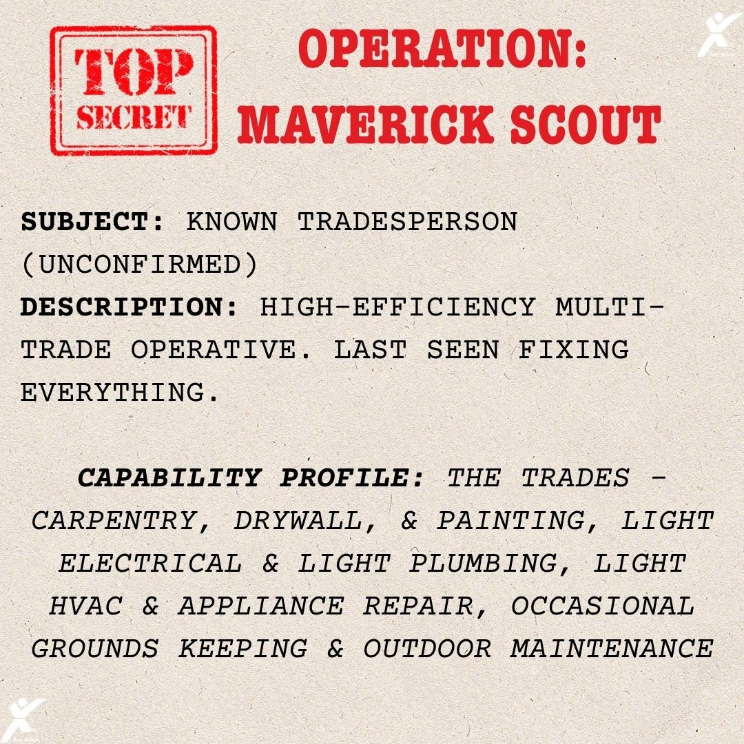 ExpressAnnArbor's tweet photo. 📁 CASE FILE: ACTIVE SEARCH

TARGET: High-Efficiency Multi-Trade Operative
LOCATION: Ann Arbor, MI

🕵️‍♂️ SUBJECT PROFILE
Last Seen: Fixing absolutely everything. We need a versatile, independent asset for a MAVERICK SCOUT operation.

🛠️ KNOWN CAPABILITIES:
The... https://t.co/IWP5KMvbTo