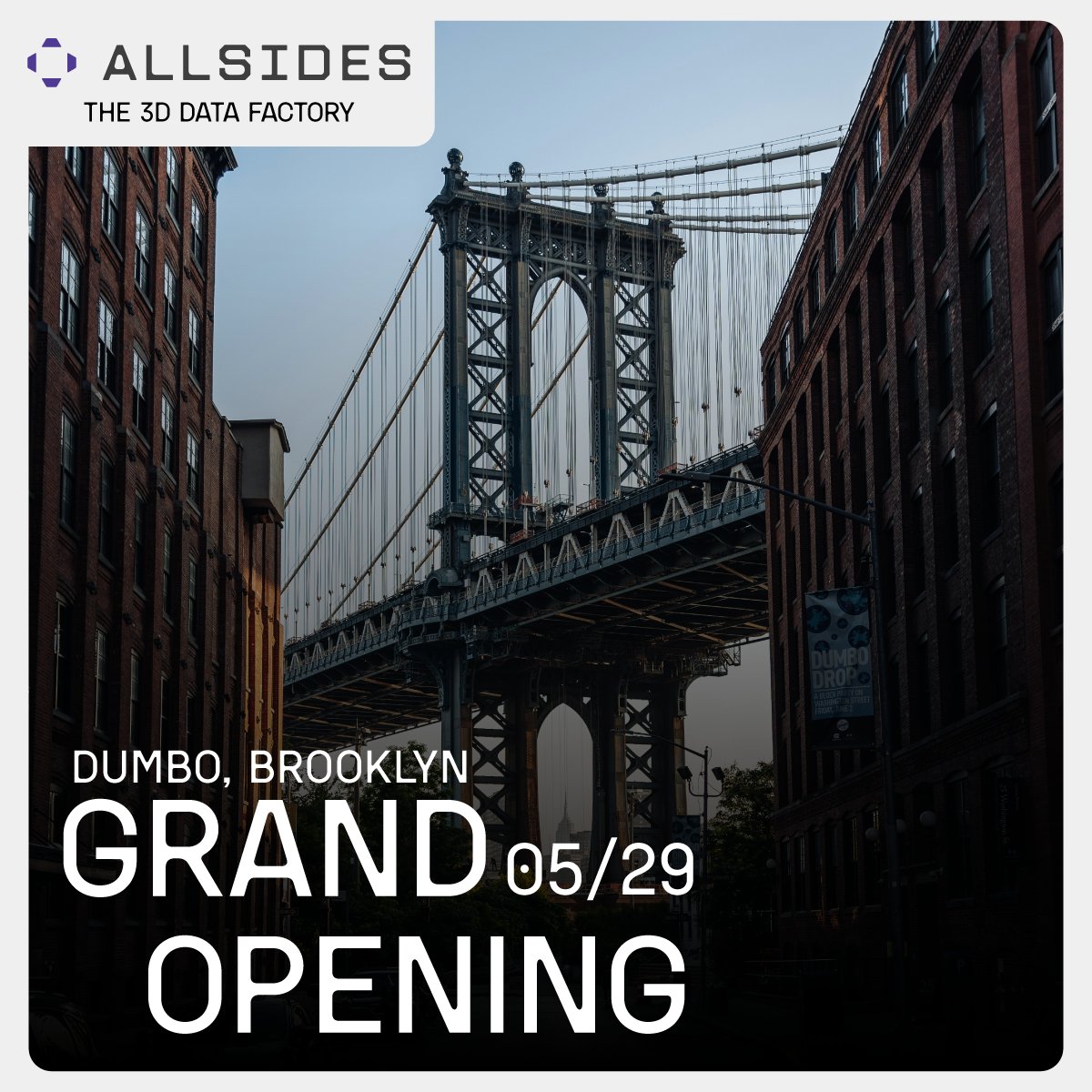 allsides_tech's tweet photo. ‼️ 🏙️ Today we open the doors.
After months of building, testing, scanning, preparing, moving equipment, assembling teams, solving problems, and pushing through countless small details, tonight our NYC space finally comes to life.

See you in Dumbo 👀

#3Dscans #digitaltwin https://t.co/UZpYyEnkJP