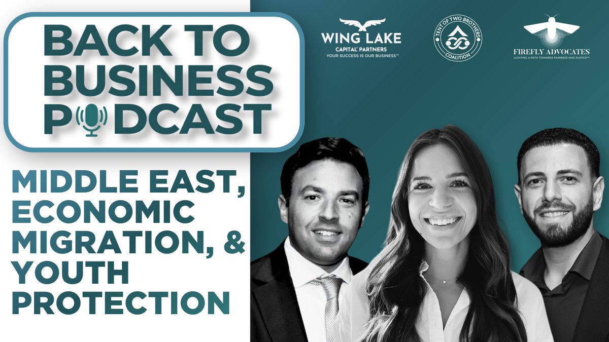 WingLakeCP's tweet photo. YouTube: https://t.co/Rn5yVsCDAG
Apple Podcasts: https://t.co/Nz3QyXvVms
Spotify: https://t.co/zv7T5x4F9L

#BackToBusinessPodcast #BusinessPodcast #CurrentEvents #BusinessNews  #Finance #MiddleEast #Israel   #WingLakeCapitalPartners #TentofTwoBrothers https://t.co/dfEu7vLzpB