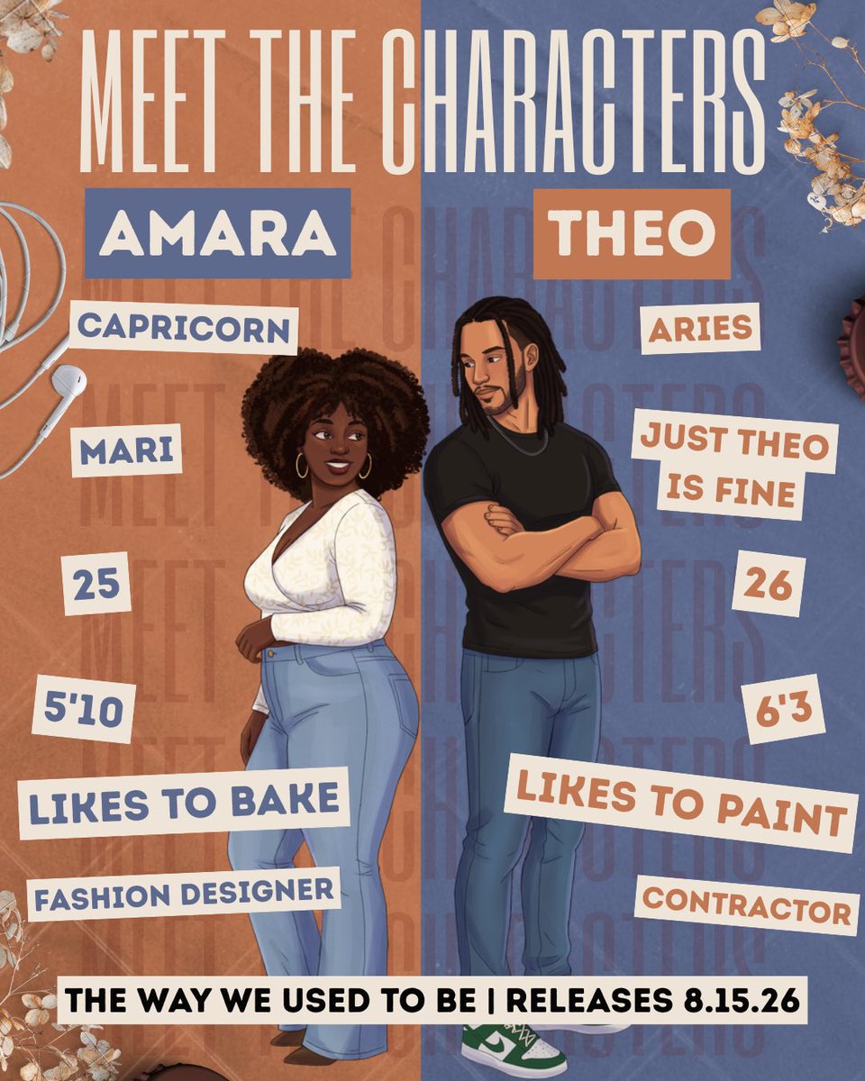 amsunshine_'s tweet photo. Meet the main characters in my debut novel!

Amara and Theo’s story is one of my favorites and I’m excited for you to meet them!

If you’re interested in preordering the ebook or a signed paperback, check out this link! https://t.co/PdiKDvzc2G 

COMING AUG 2026! https://t.co/7GNXI4b3lm