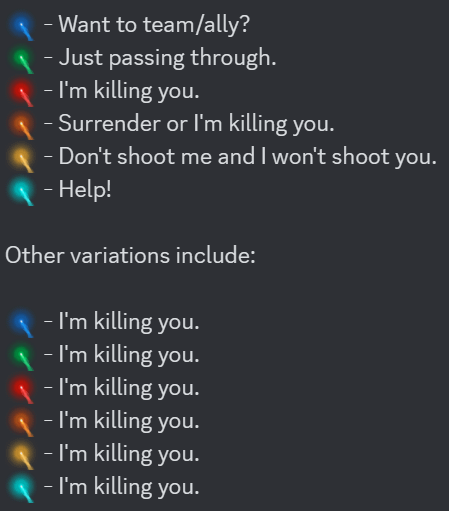 refurius's tweet photo. @elliannia @sandthegame Depending on who you ask, each flare has a different meaning that is not regulated. https://t.co/0lTxDxyBb9